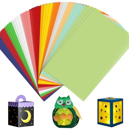 LPZMPZ 48 Blatt Transparentpapier Bunt Tonpapier a4 Bunt Pergamentpapier zum Bedrucken, Laternenzuschnitte Transparentpapier, 12 Farben, zum Basteln DIY Scrapbooking Verpackung LPZMPZ 48 Blatt Transparentpapier Bunt Tonpapier a4 Bunt Pergamentpapier zum Bedrucken, Laternenzuschnitte Transparentpapier, 12 Farben, zum Basteln DIY Scrapbooking Verpackung von LPZMPZ