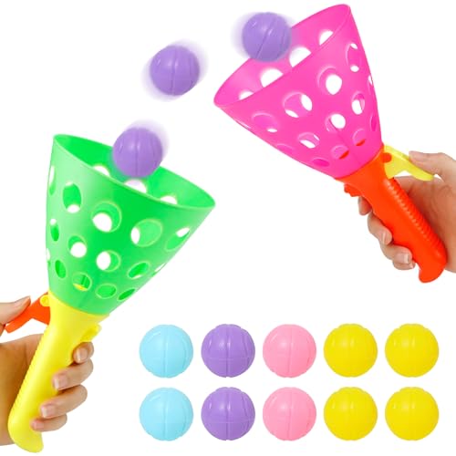 LPZMPZ Fangballspiel Kinder Outdoor, Fangbecher Ballspiel, Fang den Ball Wurfspiel mit 2 Fangbechern und 10 Bällen, Outdoor Spielzeug für Kinder, für Garten, Park oder Strand LPZMPZ Fangballspiel Kinder Outdoor, Fangbecher Ballspiel, Fang den Ball Wurfspiel mit 2 Fangbechern und 10 Bällen, Outdoor Spielzeug für Kinder, für Garten, Park oder Strand von LPZMPZ