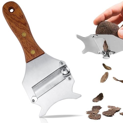 LPZMPZ Trüffelhobel, Profi Käsehobel, Trüffelreibe, Gourmethobel Edelstahl Verstellbarer Käseschneider, Holzgriff, Zum Schneiden Von Trüffel, Schokolade, Käse, für Zuhause, Küche, Restaurant LPZMPZ Trüffelhobel, Profi Käsehobel, Trüffelreibe, Gourmethobel Edelstahl Verstellbarer Käseschneider, Holzgriff, Zum Schneiden Von Trüffel, Schokolade, Käse, für Zuhause, Küche, Restaurant von LPZMPZ