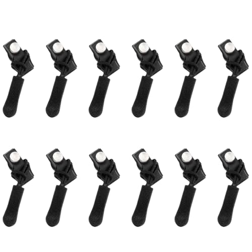 Reißverschluss reparatur set, Reißverschluss zipper, Reisverschluss-zipper ersatz (M-Schwarz) von LQIOACU