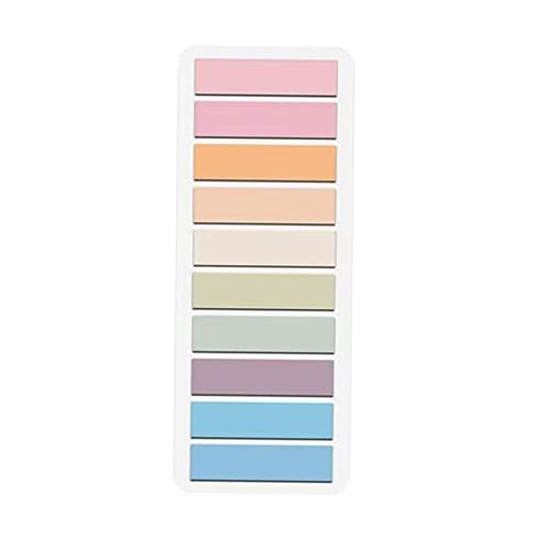 200 Blatt fluoreszierende Tabs Haftnotizen Paster Flaggen Etikettenstreifen für Seite Büro Marker Planer N1y5 Aufkleber Schreibwaren von LQQDREX