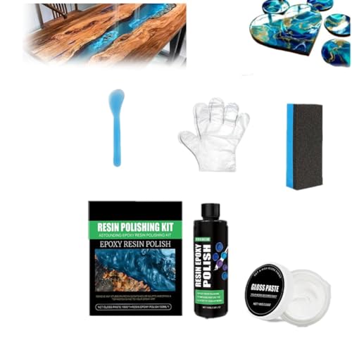 LQQDREX Epoxidharz Polierset, Kratzset Epoxidharz Schleifen, Speziell Formuliert für Hochglanzoberflächen, Kratzen, Schleifen und Oberflächen, Home Artwork Polierset LQQDREX Epoxidharz Polierset, Kratzset Epoxidharz Schleifen, Speziell Formuliert für Hochglanzoberflächen, Kratzen, Schleifen und Oberflächen, Home Artwork Polierset von LQQDREX