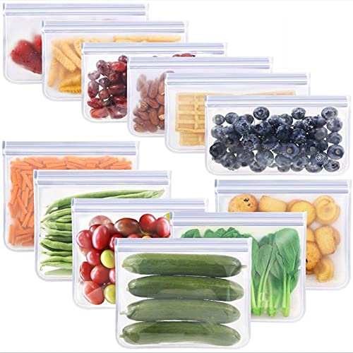 LQRCTRY Plastik-Reißverschlussbeutel, Frischhaltedosen Stand Up Zip Verschlussbeutel Cup Frischhaltebeutel Frischhaltebeutel Frischhaltefolie(21.5x11.5cm) von LQRCTRY