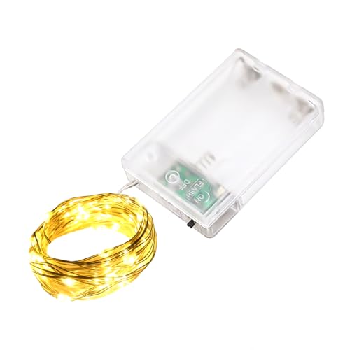 LQWELL LED Lichterkette 3M 30LED, Micro Lichterketten Batteriebetrieben, Mini Wasserdicht Kupferdrahtlampe, Warmweiß, 2 Modi für Xmas Weihnachten Hochzeit Festival Parteien Wohndeko LQWELL LED Lichterkette 3M 30LED, Micro Lichterketten Batteriebetrieben, Mini Wasserdicht Kupferdrahtlampe, Warmweiß, 2 Modi für Xmas Weihnachten Hochzeit Festival Parteien Wohndeko von LQWELL