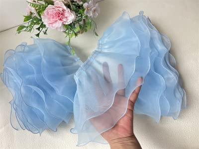 Band,Spitzenbesatz, Spitzenbesatz, plissierter Chiffon-Spitzenkantenbesatz, 1 Yard, 14 cm Breite, DIY-Kleidungszubehör, faltendes Chiffon-Garn, Spitze, Netz, Spitzenbesatz, Gaze, Rüschen, Zubehör Band,Spitzenbesatz, Spitzenbesatz, plissierter Chiffon-Spitzenkantenbesatz, 1 Yard, 14 cm Breite, DIY-Kleidungszubehör, faltendes Chiffon-Garn, Spitze, Netz, Spitzenbesatz, Gaze, Rüschen, Zubehör von LRFNKCT