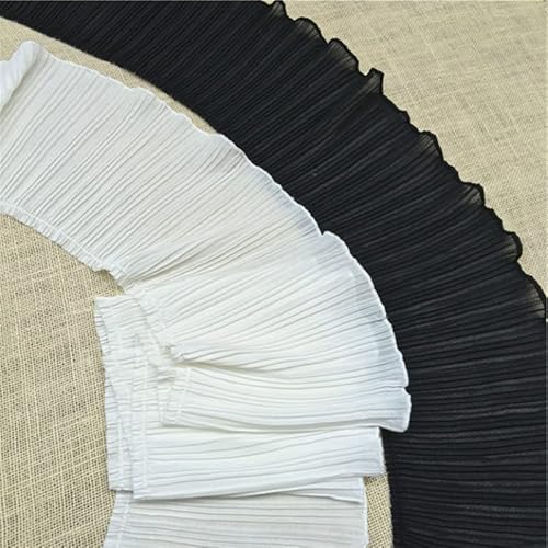 Band,Spitzenbesatz, Spitzenbesatz, plissierter Chiffon-Spitzenkantenbesatz, 1 Yard, plissierter elastischer Spitzenstoff, 17 cm, Chiffon-Spitzenkragen, Bandbesatz, DIY-Vorhangbesatz, Kleidung, Hochzei Band,Spitzenbesatz, Spitzenbesatz, plissierter Chiffon-Spitzenkantenbesatz, 1 Yard, plissierter elastischer Spitzenstoff, 17 cm, Chiffon-Spitzenkragen, Bandbesatz, DIY-Vorhangbesatz, Kleidung, Hochzei von LRFNKCT