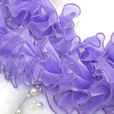 Band,Spitzenbesatz, Spitzenbesatz, plissierter Chiffon-Spitzenkantenbesatz, 3 Yard/Lot, schwarz-weißer plissierter Spitzenbesatz, handgefertigt, DIY Organza, Hochzeitskleid, Kleidungszubehör, Stoff, 8 Band,Spitzenbesatz, Spitzenbesatz, plissierter Chiffon-Spitzenkantenbesatz, 3 Yard/Lot, schwarz-weißer plissierter Spitzenbesatz, handgefertigt, DIY Organza, Hochzeitskleid, Kleidungszubehör, Stoff, 8 von LRFNKCT