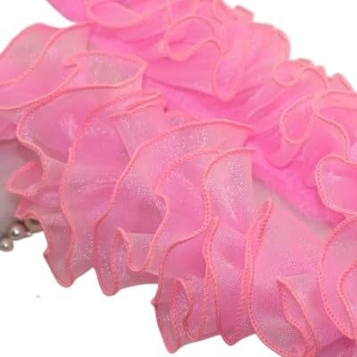Band,Spitzenbesatz, Spitzenbesatz, plissierter Chiffon-Spitzenkantenbesatz, 3 Yard/Lot, schwarz-weißer plissierter Spitzenbesatz, handgefertigt, DIY Organza, Hochzeitskleid, Kleidungszubehör, Stoff, 8 Band,Spitzenbesatz, Spitzenbesatz, plissierter Chiffon-Spitzenkantenbesatz, 3 Yard/Lot, schwarz-weißer plissierter Spitzenbesatz, handgefertigt, DIY Organza, Hochzeitskleid, Kleidungszubehör, Stoff, 8 von LRFNKCT