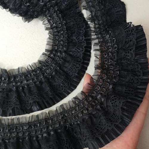 Band,Spitzenbesatz, Spitzenbesatz, plissierter Chiffon-Spitzenkantenbesatz, 7 cm, weiß, plissiert, Netz-Spitzenkantenbesatz, Band, Stoff, Stickerei, Applikation, Nähen, Basteln, Häkeln, Hochzeitskleid Band,Spitzenbesatz, Spitzenbesatz, plissierter Chiffon-Spitzenkantenbesatz, 7 cm, weiß, plissiert, Netz-Spitzenkantenbesatz, Band, Stoff, Stickerei, Applikation, Nähen, Basteln, Häkeln, Hochzeitskleid von LRFNKCT