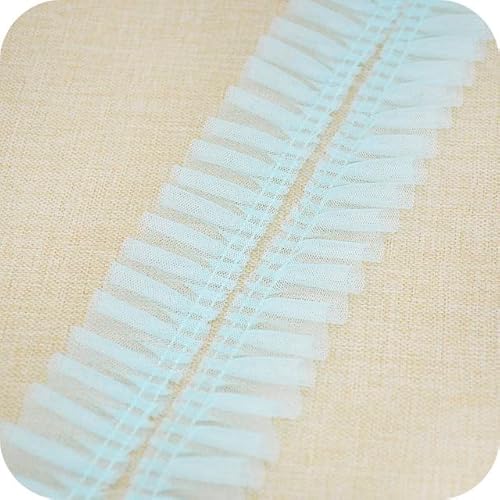 Band,Spitzenbesatz, Spitzenbesatz, plissierter Chiffon-Spitzenkantenbesatz, Weiß, Schwarz, Rot, Rosa, Blau, Lila, Spitzenband, DIY-Bekleidung, Nähen, Stoff, 5 cm Netz, plissiertes Spitzenband, Kleid, Band,Spitzenbesatz, Spitzenbesatz, plissierter Chiffon-Spitzenkantenbesatz, Weiß, Schwarz, Rot, Rosa, Blau, Lila, Spitzenband, DIY-Bekleidung, Nähen, Stoff, 5 cm Netz, plissiertes Spitzenband, Kleid, von LRFNKCT