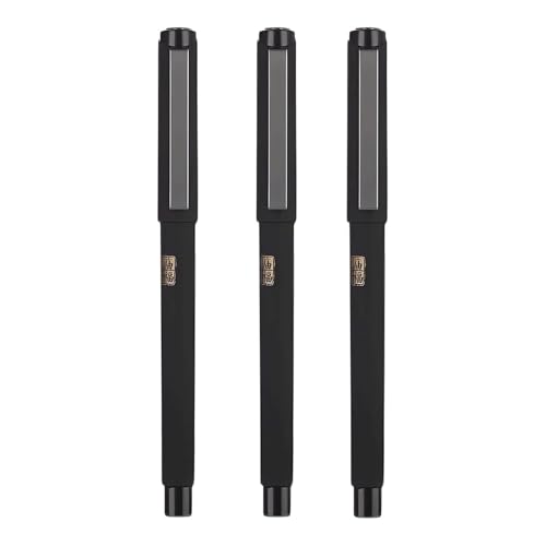 LRFNKCT Stifte, Gelstifte, Gelschreiber Kugelschreiber 0,5 mm Tintenroller Schwarze Tinte(3pcs) von LRFNKCT