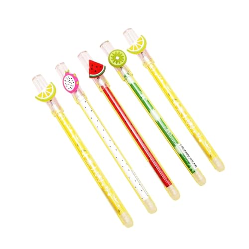 LRFNKCT Stifte, Gelstifte, Gelschreiber Kugelschreiber Tintenroller mit feiner Spitze Flüssiges Schreiben(5pcs) von LRFNKCT