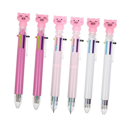 LRFNKCT Stifte, Gelstifte, Gelschreiber Mehrfarbige Kugelschreiber Drucktintenroller Kreative(6pcs) von LRFNKCT
