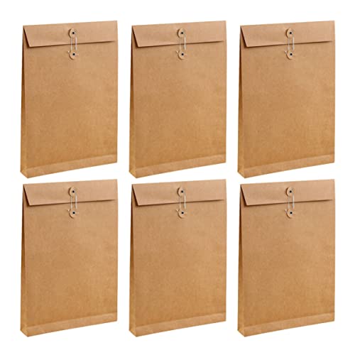 Ordner, Aktenordner,12 Stück,Briefpapier,braun,blanko,Xxcm,Papier,leicht,Papierkram,Organizer,Ordner,Halter,Dokumentenordner von LRFNKCT