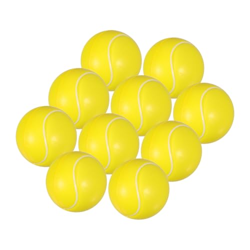 LRXIYODE 10 Stück Teiliges Mini sportschaum bälle Bunte Elastische Squeeze tennisbälle Sichere Leichte Stress Fingerspielzeuge für Geburtstags mitgebsel und Partyfüllungen von LRXIYODE