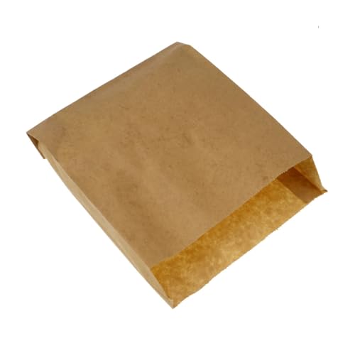 LRXIYODE 100 Stück Große Fettresistente Kraftpapiertüten Nachhaltige Snack Party papiertüten mit Festem Boden für Süßigkeiten Kekse und Kleine Geschenke von LRXIYODE