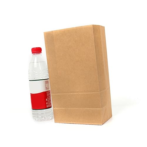 LRXIYODE 100 Stück Kraftpapier Frühstückstüten Quadratische Papiertüten für Süßigkeiten und Snacks für Partys und Feiern mit Stabilem Boden LRXIYODE 100 Stück Kraftpapier Frühstückstüten Quadratische Papiertüten für Süßigkeiten und Snacks für Partys und Feiern mit Stabilem Boden von LRXIYODE