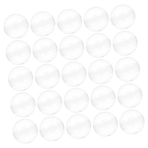 LRXIYODE 100 Stück Transparente Befüllbare Kunststoffkapseln Runde Vending Machine Kapseln für Süßigkeiten Partygeschenke Vielseitige Aufbewahrungslösung von LRXIYODE