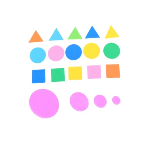 LRXIYODE 1000 Stück Teiliges Bunte Selbstklebende Eva Schaumstoff Sticker für Lernspielzeug zur Kognitiven Mini Formen Aufkleber für Basteln und Scrapbooking LRXIYODE 1000 Stück Teiliges Bunte Selbstklebende Eva Schaumstoff Sticker für Lernspielzeug zur Kognitiven Mini Formen Aufkleber für Basteln und Scrapbooking von LRXIYODE