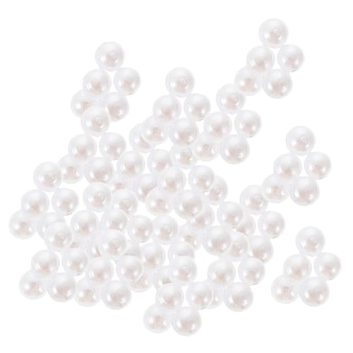 LRXIYODE 10000 Stück Perlen Nail Charms Nagelkunst Zubehör Mix Maniküre Dekorationen Halbperlen Weiß DIY Nail Art für Nagelverzierung von LRXIYODE