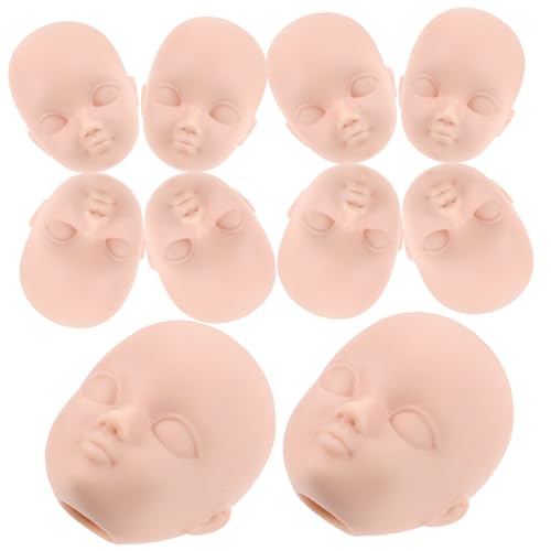 LRXIYODE 10Stücke Puppenköpfe zum Schminken Kreative DIY Puppenteile für Bastelarbeiten und Puppenhaus für Partydekoration LRXIYODE 10Stücke Puppenköpfe zum Schminken Kreative DIY Puppenteile für Bastelarbeiten und Puppenhaus für Partydekoration von LRXIYODE