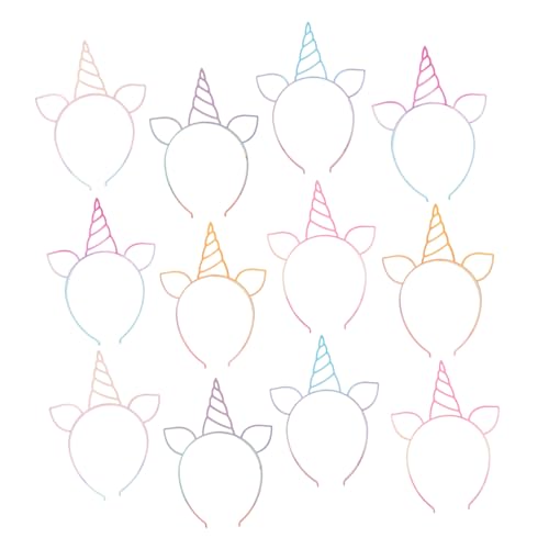 LRXIYODE 12 Stück Einhorn Haarreifen mit Buntem Sprühlack Glitzernde Kunststoff Haarreifen mit Horn und Ohren Farbenfrohe Party Haarbänder für Geburtstag Karneval Cosplay und LRXIYODE 12 Stück Einhorn Haarreifen mit Buntem Sprühlack Glitzernde Kunststoff Haarreifen mit Horn und Ohren Farbenfrohe Party Haarbänder für Geburtstag Karneval Cosplay und von LRXIYODE