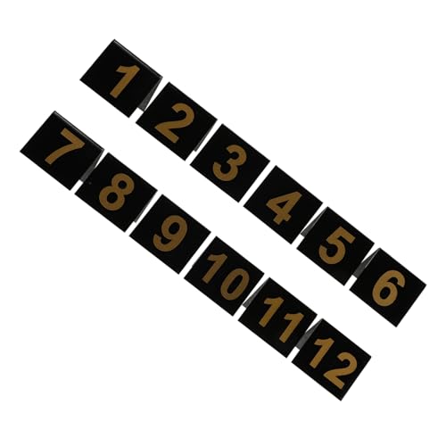 LRXIYODE 12 Stück Förmige Nummern Markierungen für Detektivspiele und Halloween Events Zubehör für Charakteridentifikation und Spielorganisation für Rollenspiele und Partys LRXIYODE 12 Stück Förmige Nummern Markierungen für Detektivspiele und Halloween Events Zubehör für Charakteridentifikation und Spielorganisation für Rollenspiele und Partys von LRXIYODE