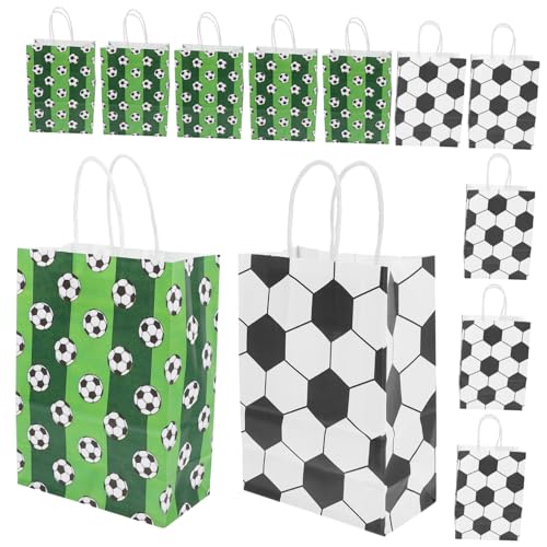LRXIYODE 12 Stück Fußball-party-geschenktüte Taschen Sport Fußball-goodie-bags Aus Papier Beute Geburtstag Kleine Geschenktüten Süßigkeitentasche Geschenktüten Aus Papier Kraftpapier LRXIYODE 12 Stück Fußball-party-geschenktüte Taschen Sport Fußball-goodie-bags Aus Papier Beute Geburtstag Kleine Geschenktüten Süßigkeitentasche Geschenktüten Aus Papier Kraftpapier von LRXIYODE