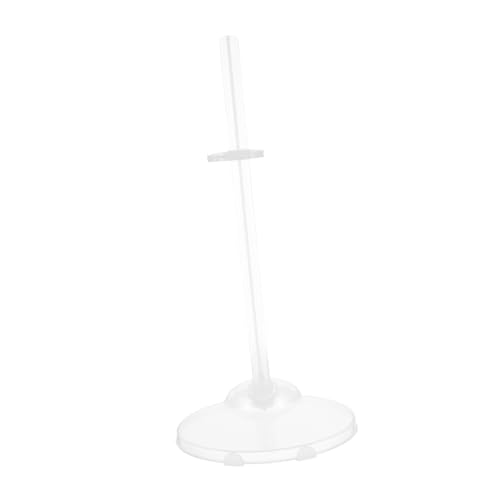 LRXIYODE 12 Stück Puppenständer doll Accessories Puppenhalter Puppenausstellungsständer Puppenregal einstellbar Actionfiguren-Display Zubehör für den Puppenladen Plastik Transparent von LRXIYODE