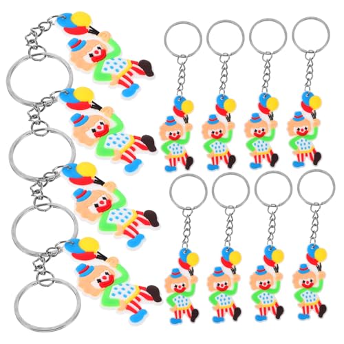 LRXIYODE 12 Stück Teiliges Clown Schlüsselanhänger Kleine Rucksack Schlüsselring Dekorativ Langlebig für Party Mitgebsel und Frauen Schlüsselanhänger LRXIYODE 12 Stück Teiliges Clown Schlüsselanhänger Kleine Rucksack Schlüsselring Dekorativ Langlebig für Party Mitgebsel und Frauen Schlüsselanhänger von LRXIYODE