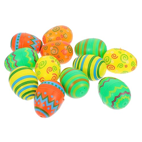LRXIYODE 12 Stück Teiliges Künstliche Ostereier Dekoration Halboffene Realistische Kunststoff Eier für Osterfest Partydeko Robustes Material für Festliche Wohn und Geschäftsgestaltung LRXIYODE 12 Stück Teiliges Künstliche Ostereier Dekoration Halboffene Realistische Kunststoff Eier für Osterfest Partydeko Robustes Material für Festliche Wohn und Geschäftsgestaltung von LRXIYODE