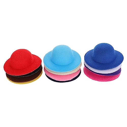 LRXIYODE 12 Stück Teiliges Miniatur Filzhut Bunte Kleine Puppenhüte für Miniaturhäuser Dekoration Foto Requisiten Vielseitig Verwendbar LRXIYODE 12 Stück Teiliges Miniatur Filzhut Bunte Kleine Puppenhüte für Miniaturhäuser Dekoration Foto Requisiten Vielseitig Verwendbar von LRXIYODE