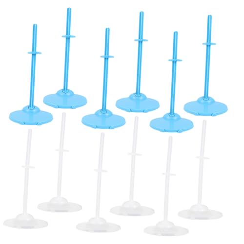 LRXIYODE 12 Stück Teiliges Puppenständer Transparent und Blau Stabiler Kunststoff Doll Holder für Display und Spiel Doll Support Halterung mit Breiter Basis für Sichere Puppenpräsentation LRXIYODE 12 Stück Teiliges Puppenständer Transparent und Blau Stabiler Kunststoff Doll Holder für Display und Spiel Doll Support Halterung mit Breiter Basis für Sichere Puppenpräsentation von LRXIYODE