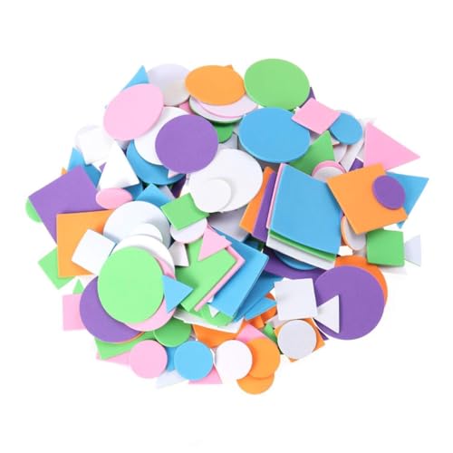 LRXIYODE 1250stücke Eva Geometrische Formen Aufkleber Im Pack Bunte Selbstklebende Schwamm-Sticker Für Junge Mädchen Bastelprojekte Klassenzimmerdekoration Zufällige Gemischte Farben LRXIYODE 1250stücke Eva Geometrische Formen Aufkleber Im Pack Bunte Selbstklebende Schwamm-Sticker Für Junge Mädchen Bastelprojekte Klassenzimmerdekoration Zufällige Gemischte Farben von LRXIYODE