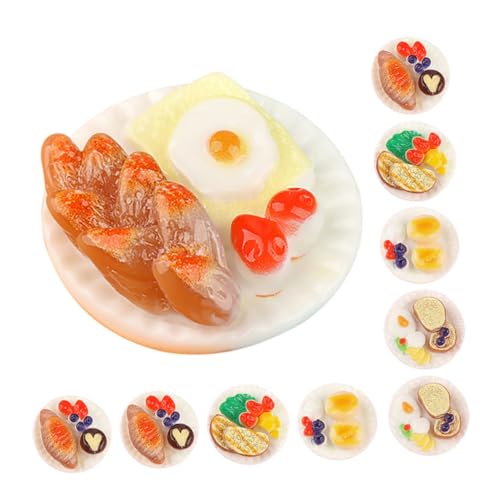 LRXIYODE 12stücke Miniatur Kunststoffe Lebensmittel Requisiten Für Puppenhaus Und DIY Schmuckherstellung Realistische Fake Food Modelle Für Handyhüllen Und Kreative Bastelprojekte von LRXIYODE