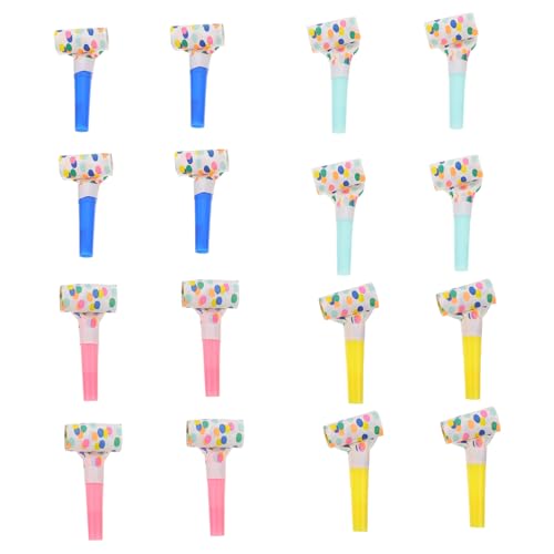 LRXIYODE 16 Stück Teiliges Bunte Party Hörner mit Rollendem Trillerpfeifen Design PVC und Papier Sicher für Erwachsene für Geburtstagsfeiern Halloween Hochzeiten Karneval und Sportevents LRXIYODE 16 Stück Teiliges Bunte Party Hörner mit Rollendem Trillerpfeifen Design PVC und Papier Sicher für Erwachsene für Geburtstagsfeiern Halloween Hochzeiten Karneval und Sportevents von LRXIYODE
