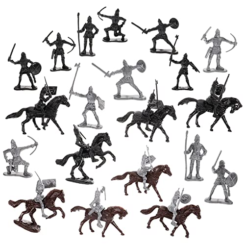 LRXIYODE 1Satz Soldaten und Pferde Teiliges Ritter Figuren für Mittelalterliche Szenen Tischdekoration und Geschichtenerzählen Realistische Details LRXIYODE 1Satz Soldaten und Pferde Teiliges Ritter Figuren für Mittelalterliche Szenen Tischdekoration und Geschichtenerzählen Realistische Details von LRXIYODE