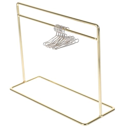 LRXIYODE 1satz Miniatur Kleiderständer Für Puppen Teiliges Mit Kleinen Kleiderbügeln Und Goldfarbenem Rack Für Puppenhaus Zubehör Und Kleidung Robustes Elegante Ausführung LRXIYODE 1satz Miniatur Kleiderständer Für Puppen Teiliges Mit Kleinen Kleiderbügeln Und Goldfarbenem Rack Für Puppenhaus Zubehör Und Kleidung Robustes Elegante Ausführung von LRXIYODE
