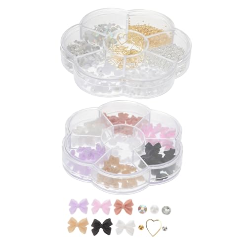 LRXIYODE 2 Boxen Nagelkunst Perlen und Strasssteine Bunte Flatback Nail Pearls Leichte Nail Art Charms für DIY Nageldekoration Schmuckherstellung Vielseitig Einsetzbar für Alltag und Party LRXIYODE 2 Boxen Nagelkunst Perlen und Strasssteine Bunte Flatback Nail Pearls Leichte Nail Art Charms für DIY Nageldekoration Schmuckherstellung Vielseitig Einsetzbar für Alltag und Party von LRXIYODE