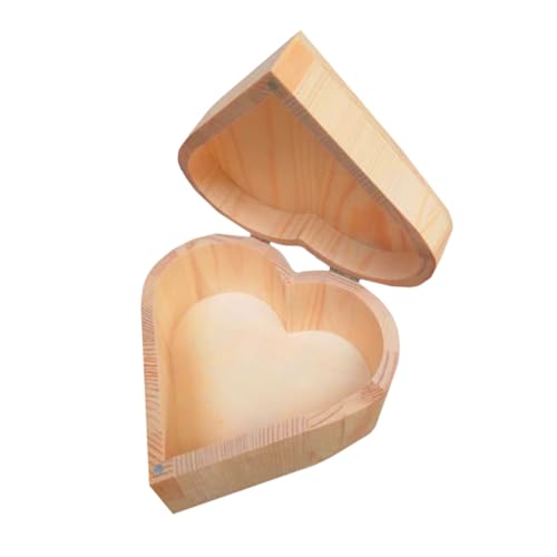 LRXIYODE 2 Stck. Herzförmige Holz Geschenkbox Aufbewahrungsbox Schmuckschatulle mit Deckel für Ringe Ohrringe Armbänder Diy Dekoration Langlebig Umweltfreundlich LRXIYODE 2 Stck. Herzförmige Holz Geschenkbox Aufbewahrungsbox Schmuckschatulle mit Deckel für Ringe Ohrringe Armbänder Diy Dekoration Langlebig Umweltfreundlich von LRXIYODE