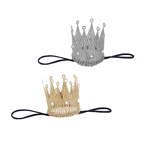 LRXIYODE 2 Stück Geburtstag Krone Haarband für Mädchen Elastisches Kopfschmuck Accessoire für Fotos und Feiern Gold und Silber für Geburtstagsfeiern und Besondere Anlässe LRXIYODE 2 Stück Geburtstag Krone Haarband für Mädchen Elastisches Kopfschmuck Accessoire für Fotos und Feiern Gold und Silber für Geburtstagsfeiern und Besondere Anlässe von LRXIYODE
