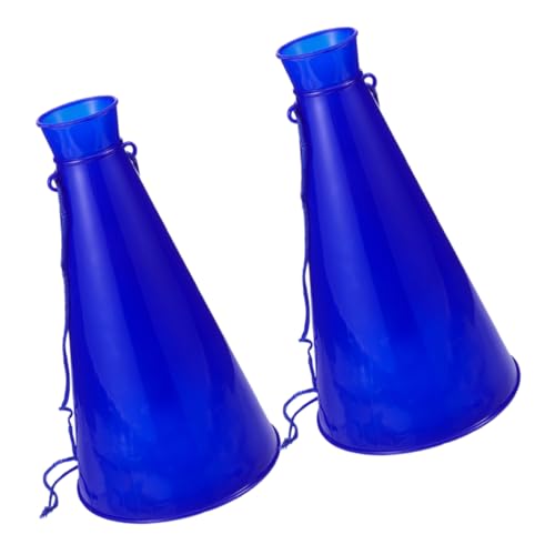 LRXIYODE 2 Stück Jubelndes Horn Cheerleader-megaphone Jubel-megaphone Geräuschmacher Megaphon Für Sporttreffen Trompete Hornspielzeug Für Megaphon Jubeln Blue Plastik von LRXIYODE