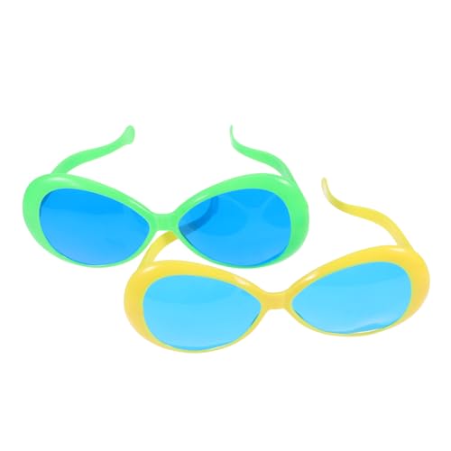 LRXIYODE 2 Stück Jumbo Sonnenbrillen für Hawaii Party Dekoration Witzige Riesige Brillen als Foto Requisiten für Strand Events Sommerliche Accessoires für Feiern und Urlaubsreisen von LRXIYODE