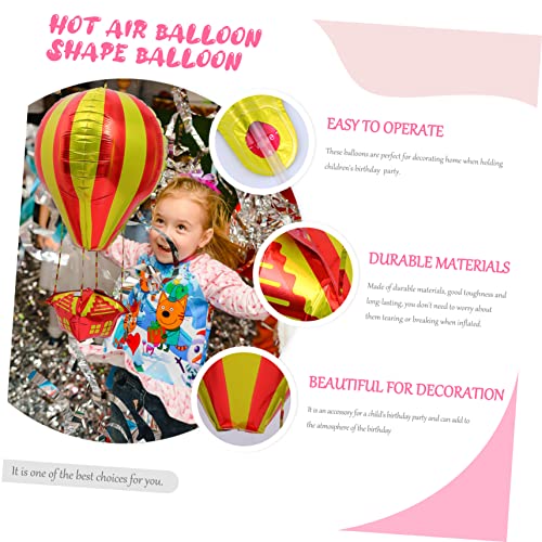 LRXIYODE 2 Stück Teiliges Aluminiumfolie Heißluftballon Dekorationsset Reißfest Festliche Geburtstagsfeier Deko Elegante Partyatmosphäre für Jubiläen Zufällige Farbe LRXIYODE 2 Stück Teiliges Aluminiumfolie Heißluftballon Dekorationsset Reißfest Festliche Geburtstagsfeier Deko Elegante Partyatmosphäre für Jubiläen Zufällige Farbe von LRXIYODE