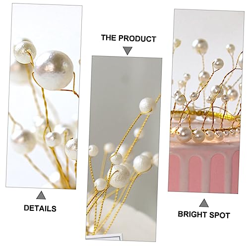 LRXIYODE 2 Stück Teiliges Weißes Perlen Kronen Cake Topper Elegante Tortendeko für Hochzeit Geburtstag Shower Wiederverwendbare Party Backdeko Vielseitige Kuchenornamente LRXIYODE 2 Stück Teiliges Weißes Perlen Kronen Cake Topper Elegante Tortendeko für Hochzeit Geburtstag Shower Wiederverwendbare Party Backdeko Vielseitige Kuchenornamente von LRXIYODE