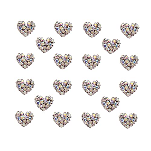LRXIYODE 20 Stück Herzförmige Nail Charms Glitzernde Nageldekorationen für DIY Nail Art für Kreative Maniküren und Persönliche Designs LRXIYODE 20 Stück Herzförmige Nail Charms Glitzernde Nageldekorationen für DIY Nail Art für Kreative Maniküren und Persönliche Designs von LRXIYODE
