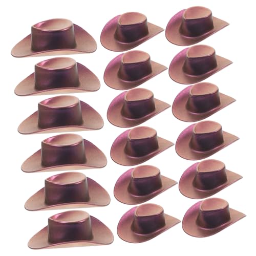 LRXIYODE 20 Stück Mini-cowboyhut Cowboyhut Für Puppe Cowboyhüte Strohhut Puppenhüte Hut-kuchenaufsatz Kleine Cowboyhüte Ausgestopft Lustiger Hut Zubehör Frosch Winzig Violett Plastik LRXIYODE 20 Stück Mini-cowboyhut Cowboyhut Für Puppe Cowboyhüte Strohhut Puppenhüte Hut-kuchenaufsatz Kleine Cowboyhüte Ausgestopft Lustiger Hut Zubehör Frosch Winzig Violett Plastik von LRXIYODE