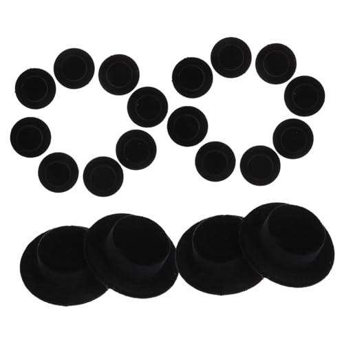 LRXIYODE 20 Stück Teiliges Miniatur Top Hats Puppenhüte aus Flockiertem Harz Sichere DIY Bastelaccessoires für Schneemann und Weihnachtsdekoration für Puppen Handwerk und Partybedarf LRXIYODE 20 Stück Teiliges Miniatur Top Hats Puppenhüte aus Flockiertem Harz Sichere DIY Bastelaccessoires für Schneemann und Weihnachtsdekoration für Puppen Handwerk und Partybedarf von LRXIYODE