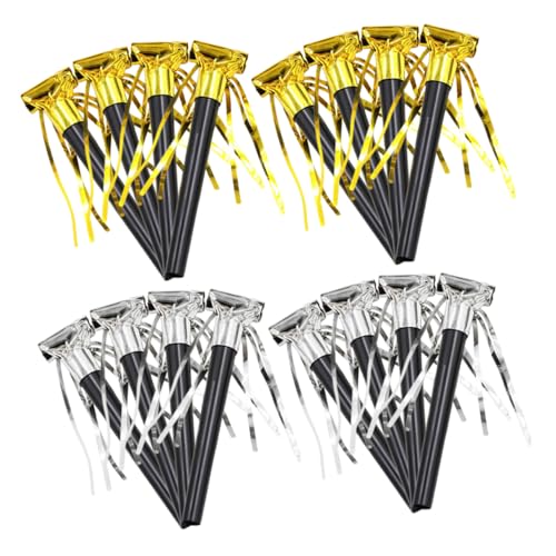 LRXIYODE 20 Stück Teiliges Party Tassel Blowouts in Gold und Silber Kinderfreundliche Luftrüssel als Bunte Party Mitgebsel für Geburtstage Sportevents und Festliche Feiern Sicher und LRXIYODE 20 Stück Teiliges Party Tassel Blowouts in Gold und Silber Kinderfreundliche Luftrüssel als Bunte Party Mitgebsel für Geburtstage Sportevents und Festliche Feiern Sicher und von LRXIYODE