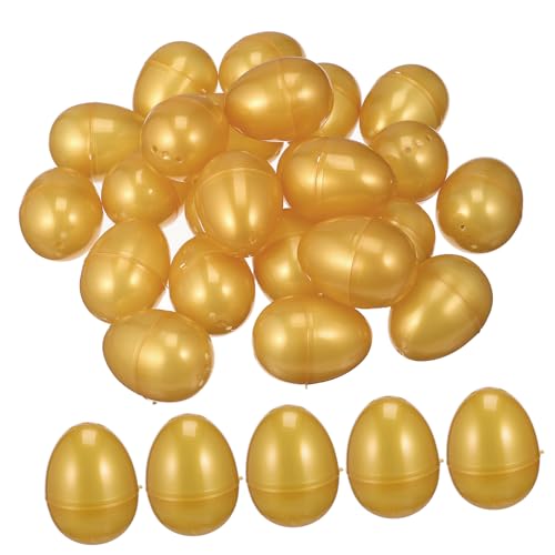 LRXIYODE 24 Stück Teiliges Goldene Kunststoff eier Befüllbar Sichere Aufbewahrung für Geschenke Vielseitig für Ostern Geburtstage Partys Kinderfreundlich Langlebig und Einfach zu Öffnen LRXIYODE 24 Stück Teiliges Goldene Kunststoff eier Befüllbar Sichere Aufbewahrung für Geschenke Vielseitig für Ostern Geburtstage Partys Kinderfreundlich Langlebig und Einfach zu Öffnen von LRXIYODE